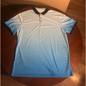 Fashion Nova Came Thru Drippin’ Short Sleeve Polo - Turquoise XXL